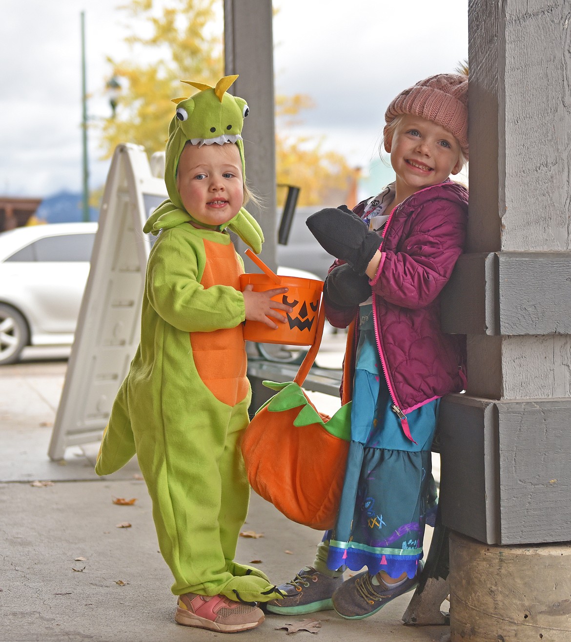 Treat or Treat Street in downtown Whitefish Monday. (Julie Engler/Whitefish Pilot)