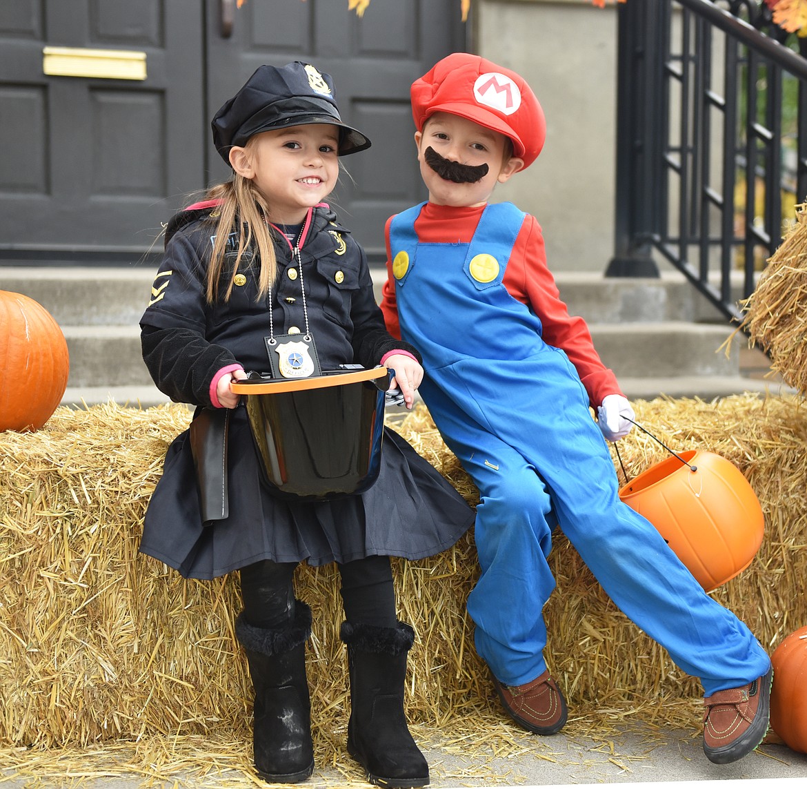 Treat or Treat Street in downtown Whitefish Monday. (Julie Engler/Whitefish Pilot)