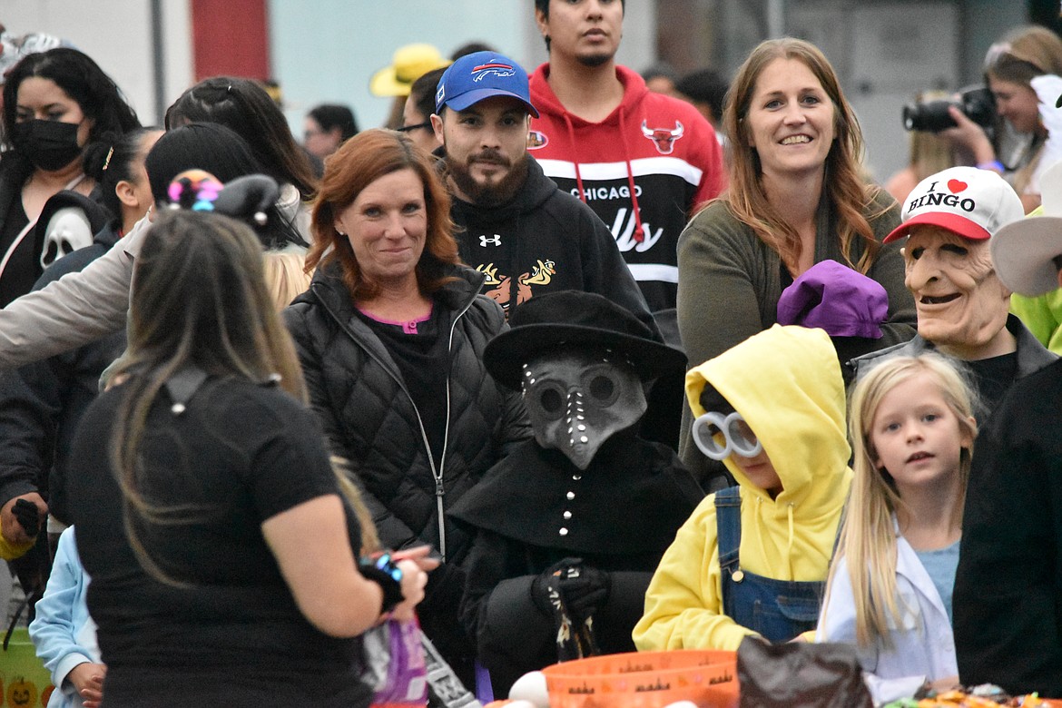 Bunches of children and their families attended downtown Ephrata’s trick-or-treat Halloween evening. Ephrata Chamber of Commerce Director Rita Witte said many parents and children could be observed enjoying themselves at the event.