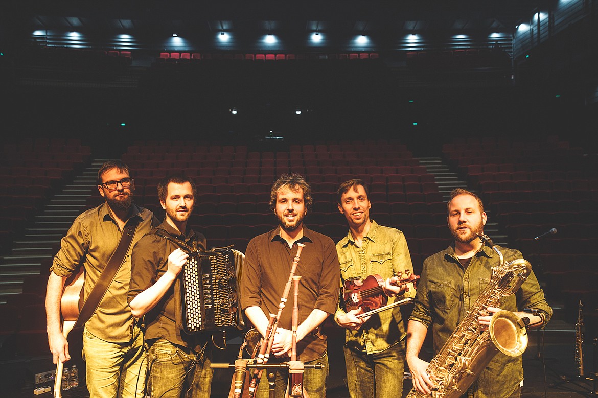 Belgian folk quintet We are WÖR performs Nov. 9 at the Ronan Performing Arts Center as part of the Mission Valley Live! series. (Photo provided)