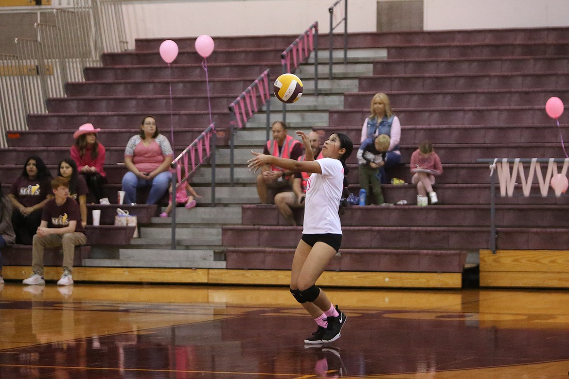 Moses Lake senior Jazlynn Torres, captain for the Maverick volleyball team, said she has a leadership-by-example approach to her role as a captain.