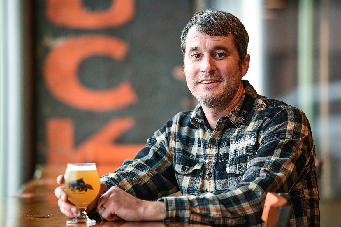 Co-owner Gabe Mariman at Bias Brewing in Kalispell on Thursday, Nov. 3. (Casey Kreider/Daily Inter Lake)