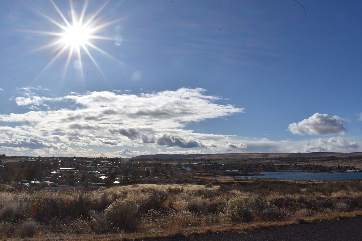 Despite windy weather Thursday night and going into Friday, Soap Lake, pictured, the Columbia Basin saw some sun to head into the chilly weekend.