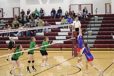 Superior plays at the Class C divisional tournament in Manhattan last week. (Kami Milenderr photo)