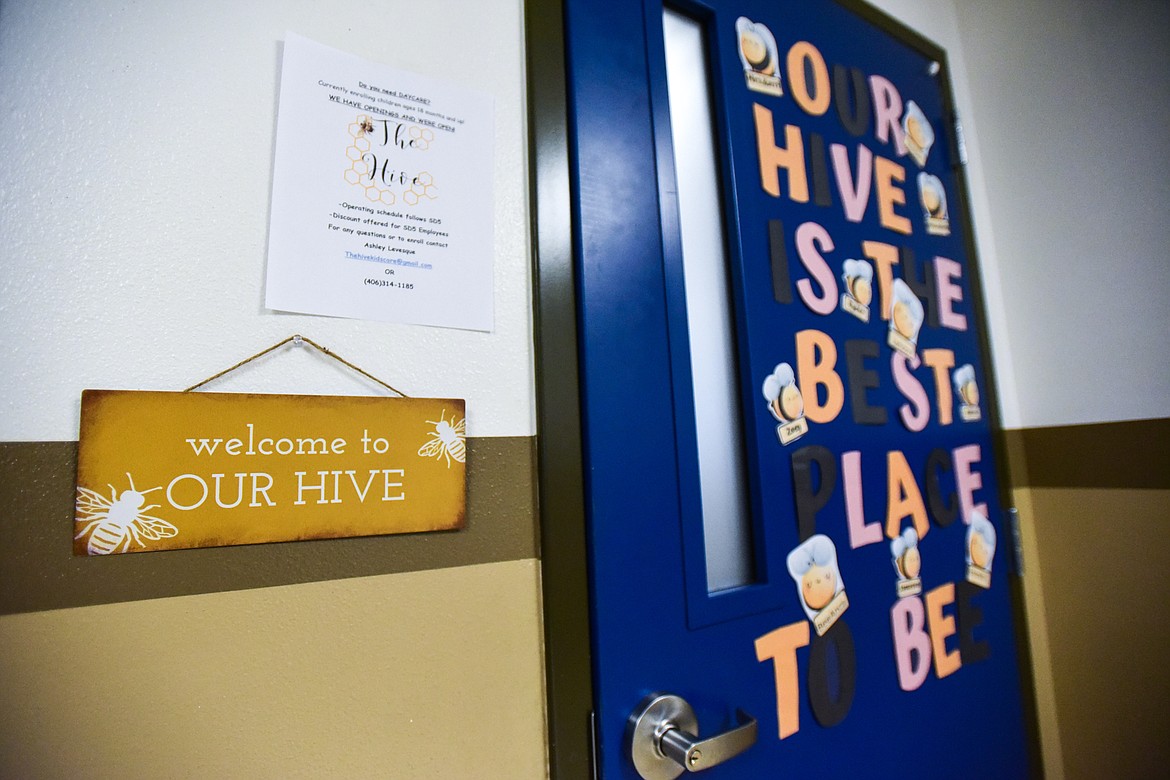 The Hive Daycare inside Peterson Elementary School in Kalispell on Wednesday, Nov. 9. (Casey Kreider/Daily Inter Lake)