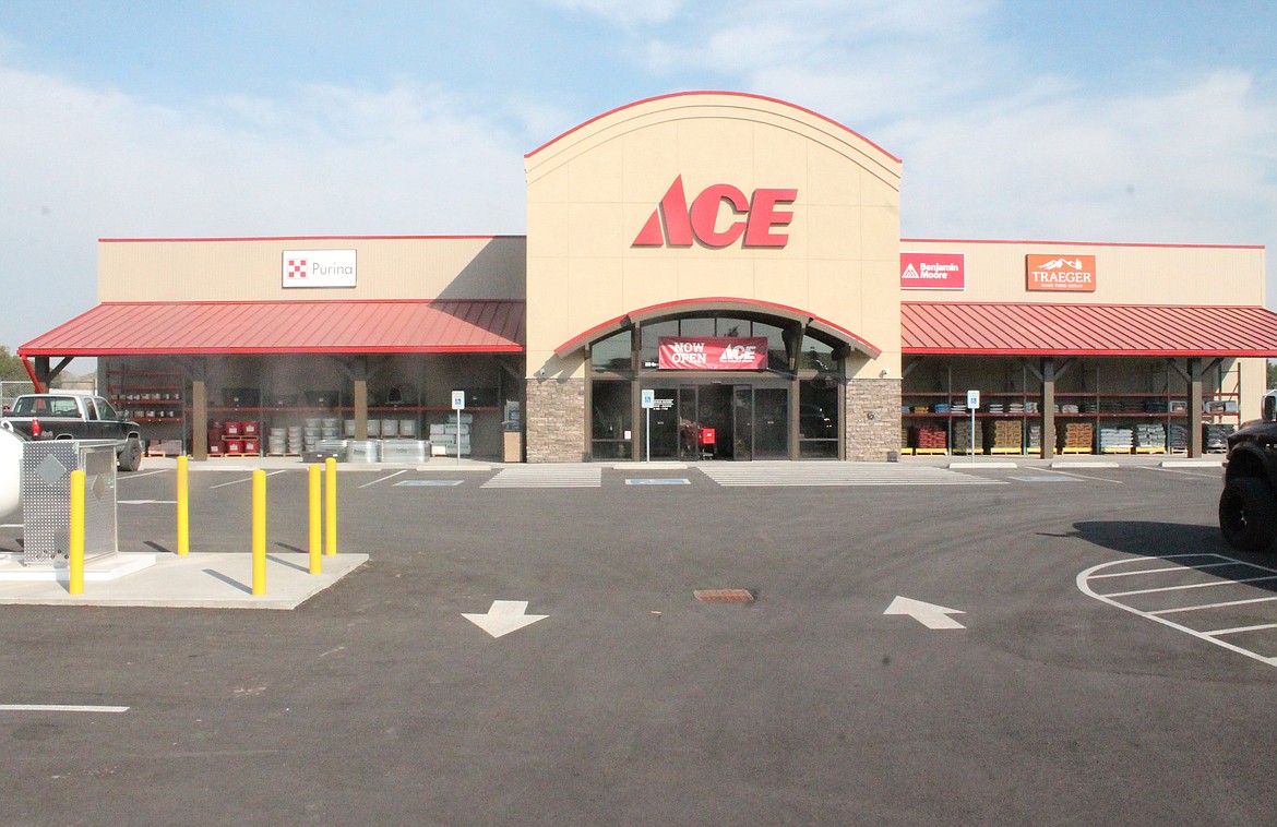 The exterior of the Ace store in Royal City, which opened in September.