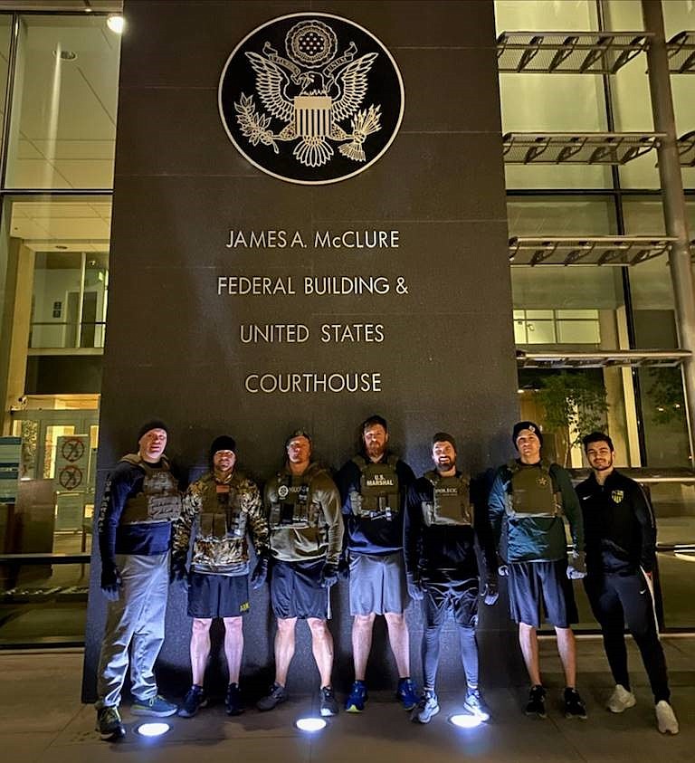 U.S. Marshals are seen at the James A. McClure Federal Building and United States Courthouse in Boise. Idaho is a recipient of the 41st Director’s Honorary Awards, having been selected as the Small District of the Year by U.S. Marshals Service Director Ronald L. Davis.