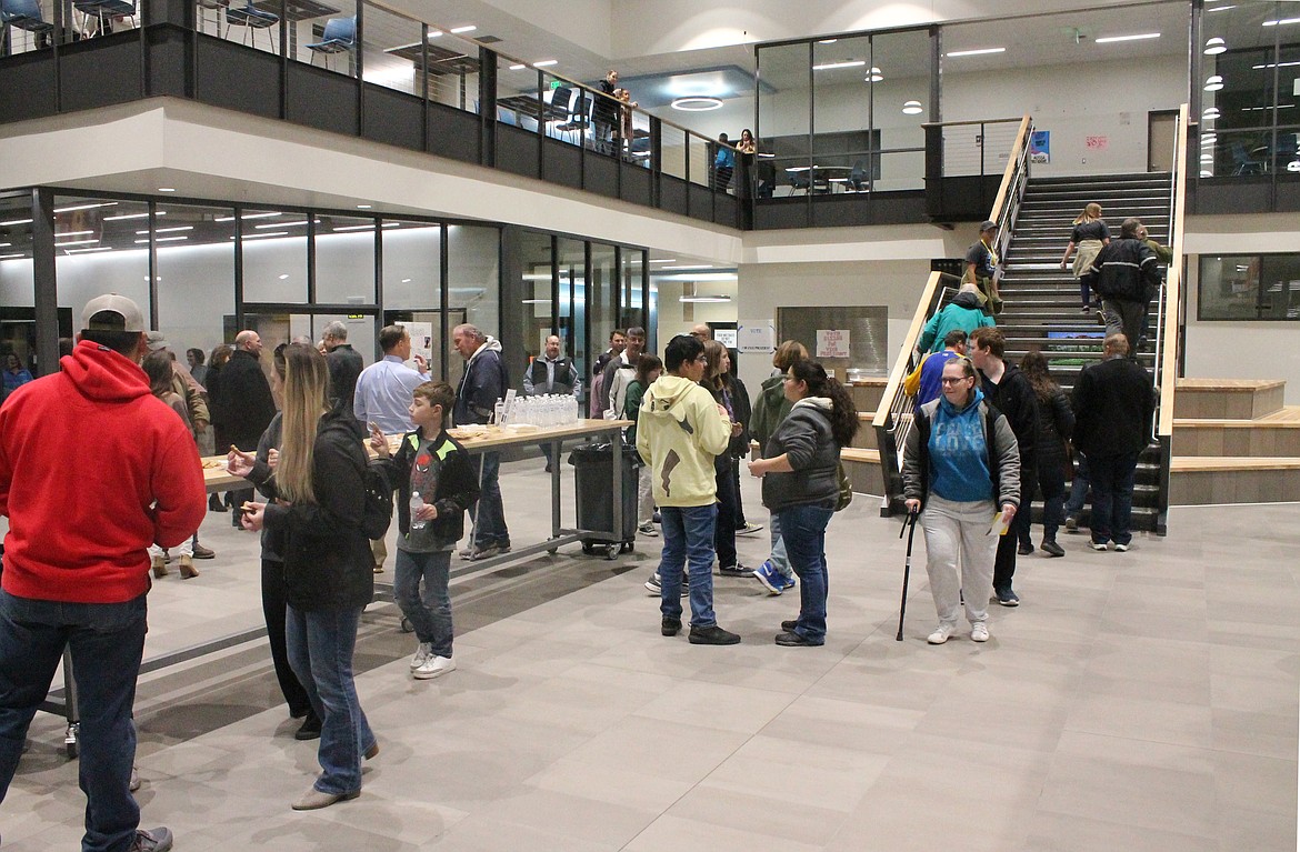 Vanguard Academy in Moses Lake was opened to the community for a ribbon cutting and guided tours Wednesday evening.