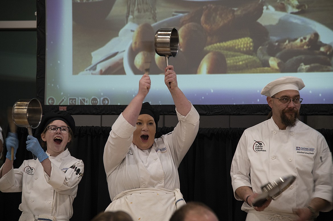 FVCC culinary students at the Festival of Flavors Grand Wine Tasting event on Nov. 5. (FVCC Foundation photo)