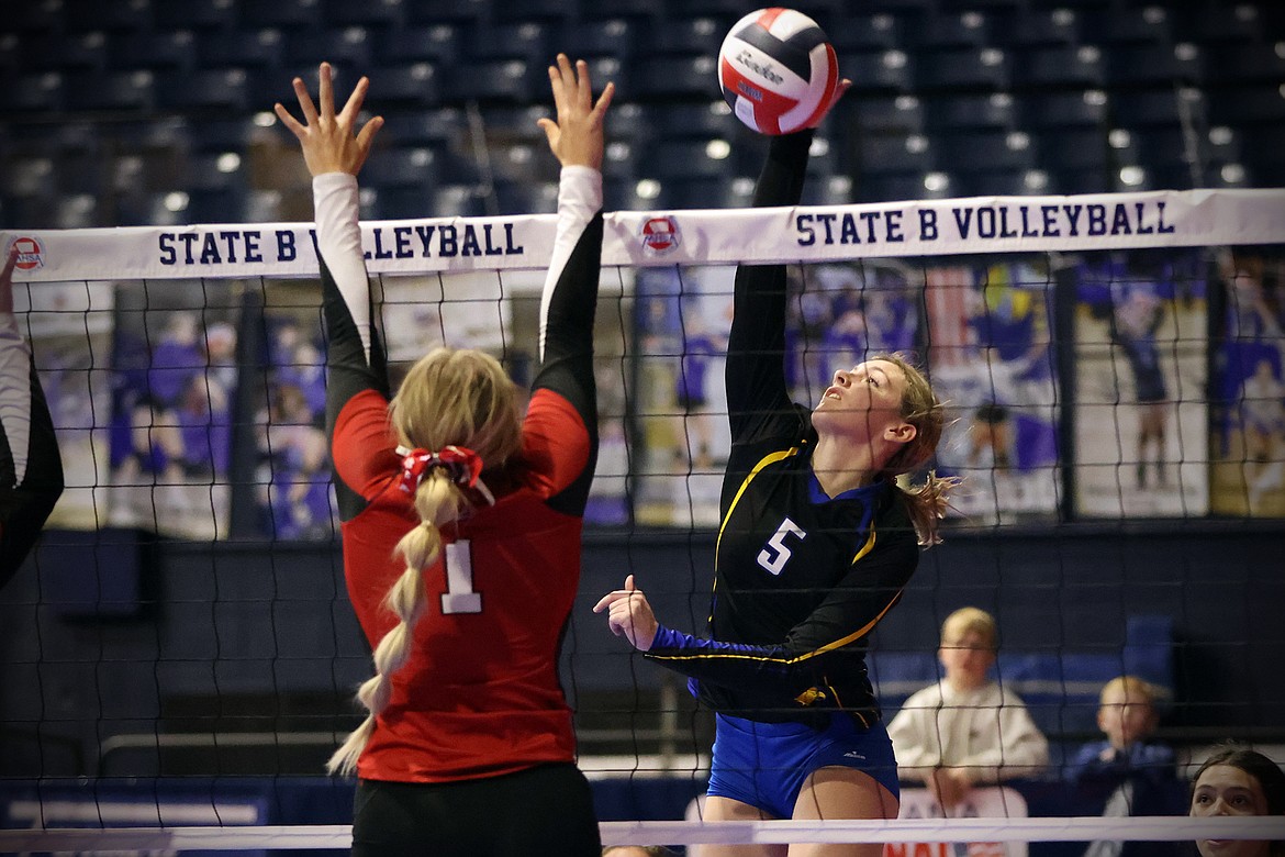 Lady Hawks battle at state volleyball tourney | Valley Press/Mineral ...