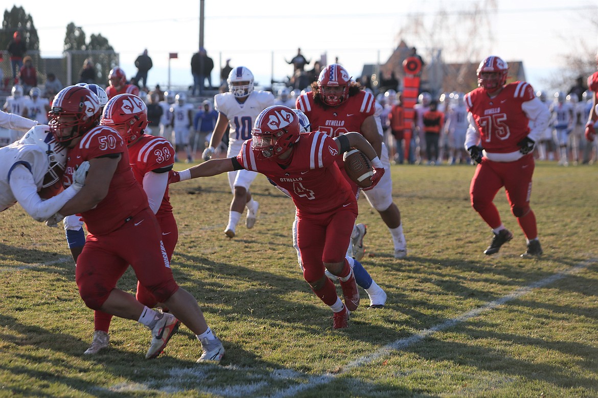 The No. 5 seed Othello Huskies travel to Enumclaw for a quarterfinals matchup against the No. 4 Hornets on Saturday.