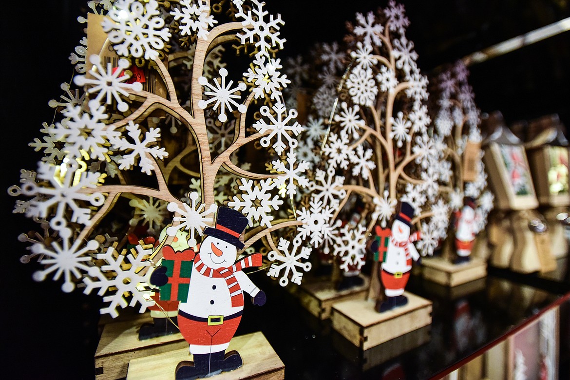 Christmas decorations and gifts at Everything Christmas in Kalispell on Wednesday, Nov. 16. (Casey Kreider/Daily Inter Lake)