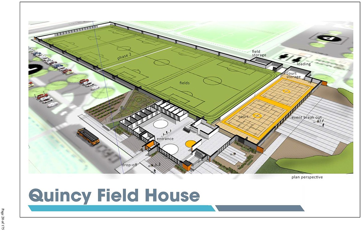 The Quincy City Council opted to build the entire Quincy Field House, rather than going with a phased approach.