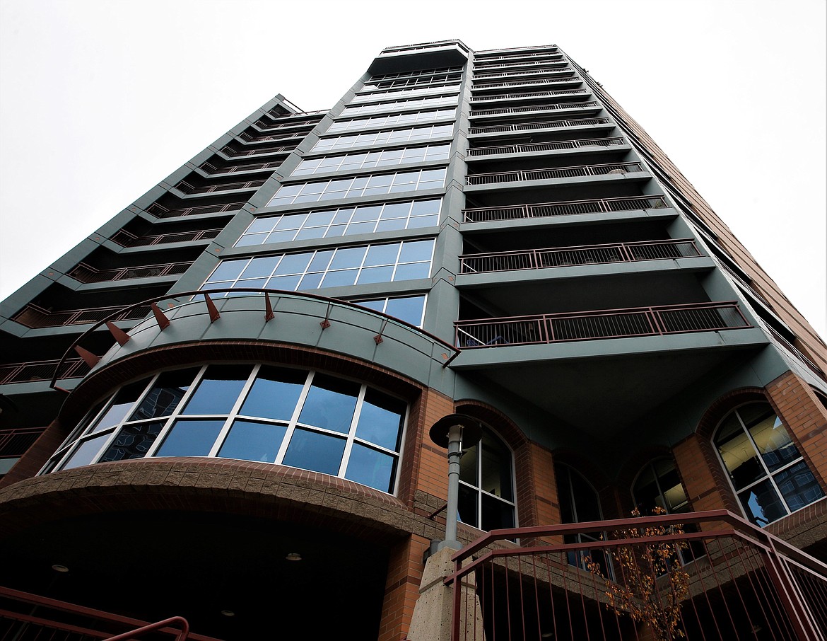 McEuen Terrace rises up at Seventh and Front on Wednesday.