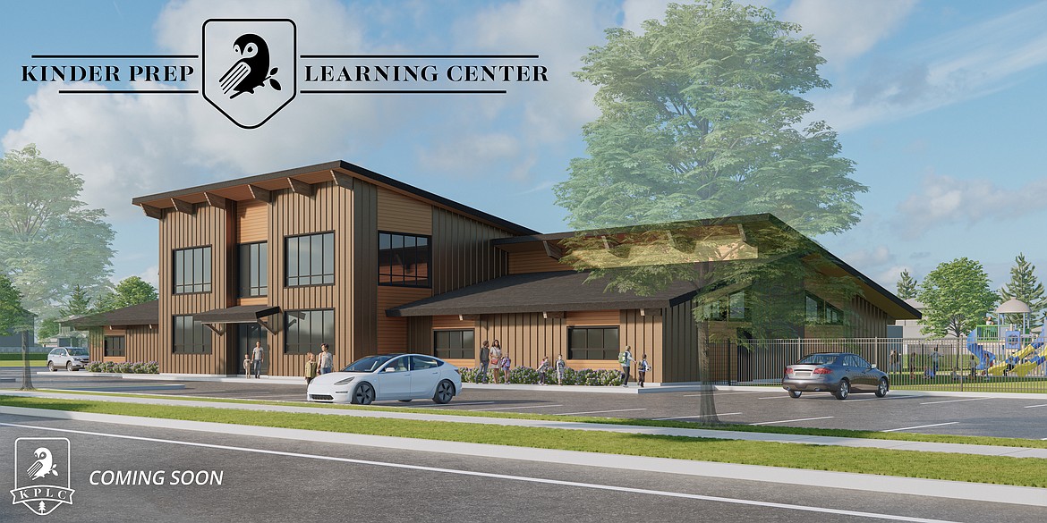 Rendering of the Kinder Prep Learning Center under construction at 1847 W. Prairie Ave. in Hayden.