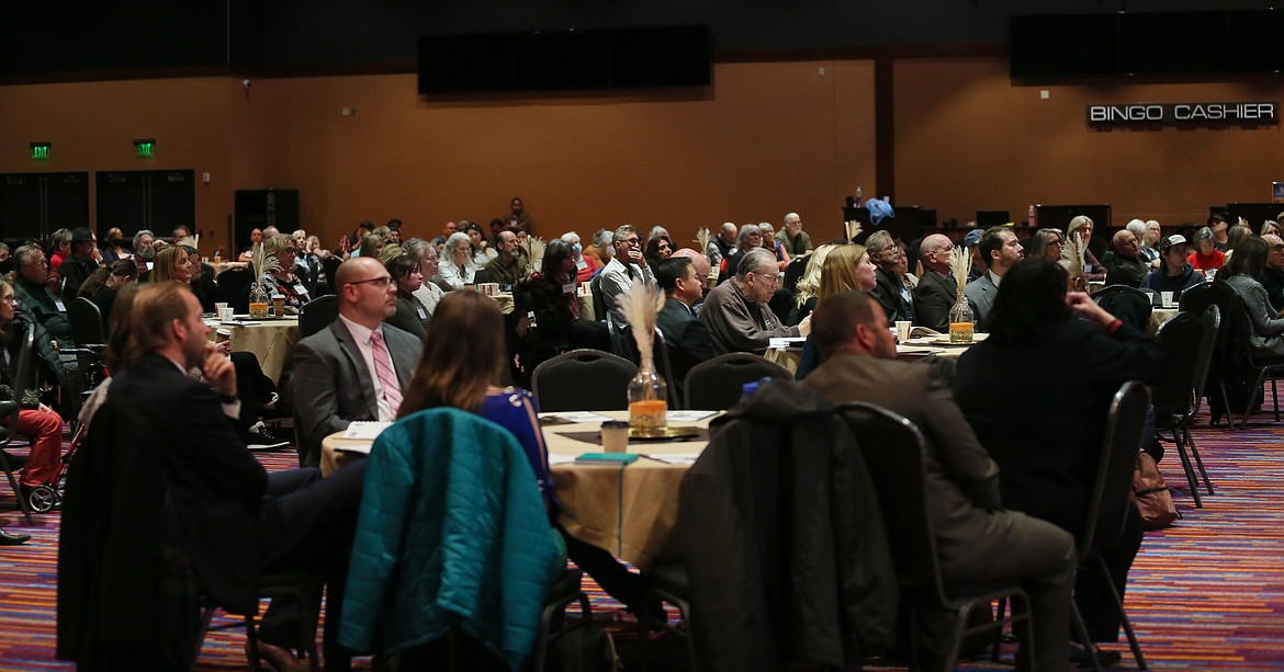 About 200 people attended the United Against Hate forum Thursday at the Coeur d'Alene Casino. United Against Hate is a Department of Justice initiative launched to improve efforts to combat hate crimes and hate incidents by building relationships among community members, leaders and law enforcement.