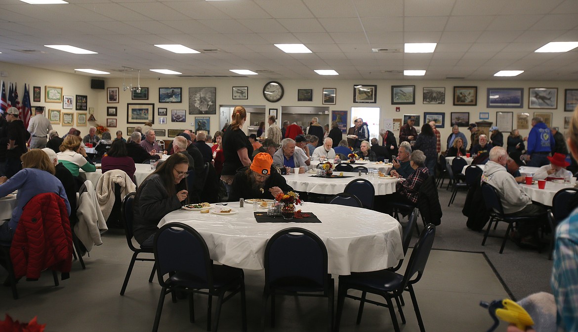 The American Legion in Post Falls served hundreds of community members during its free Thanksgiving meal on Saturday.