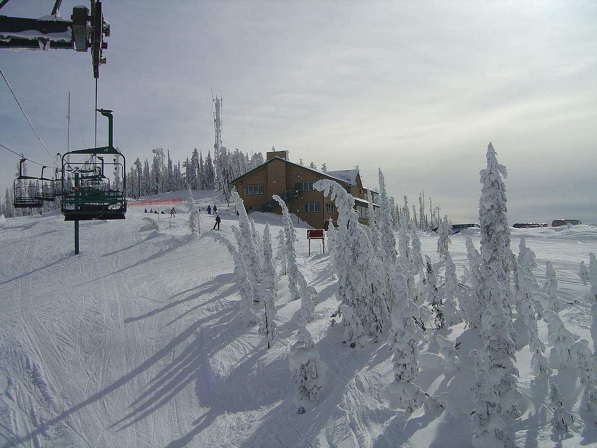 Blacktail Mountain summit lodge, at Blacktail Mountain Ski Area in Lakeside, Montana. (Photo courtesy of Blacktail Mountain Ski Area)