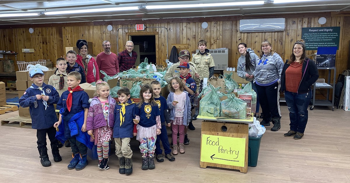 Libby, Troy Cub Scouts collect food for local pantries Western News