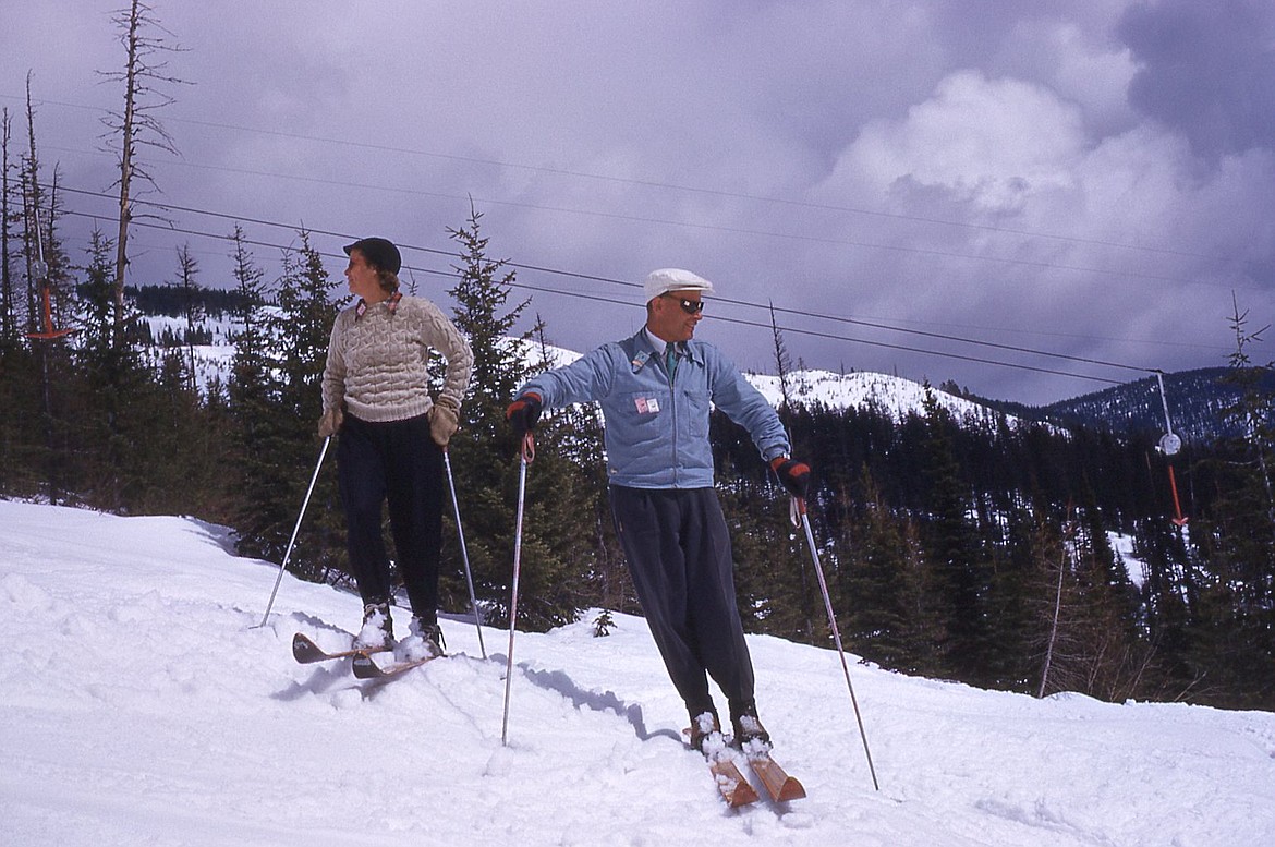 Skiers enjoy the slopes of Big Mountain in this undated photo. (Photo courtesy of Whitefish Mountain Resort)