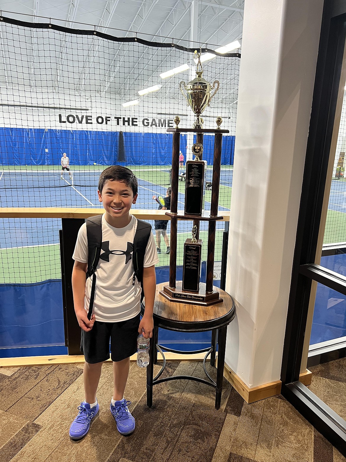 Courtesy photo
The high school singles champion at the recent Peak Hayden member tennis tournament was Nathan Freedman, who defeated Kolby Johnson 6-4, 6-4.