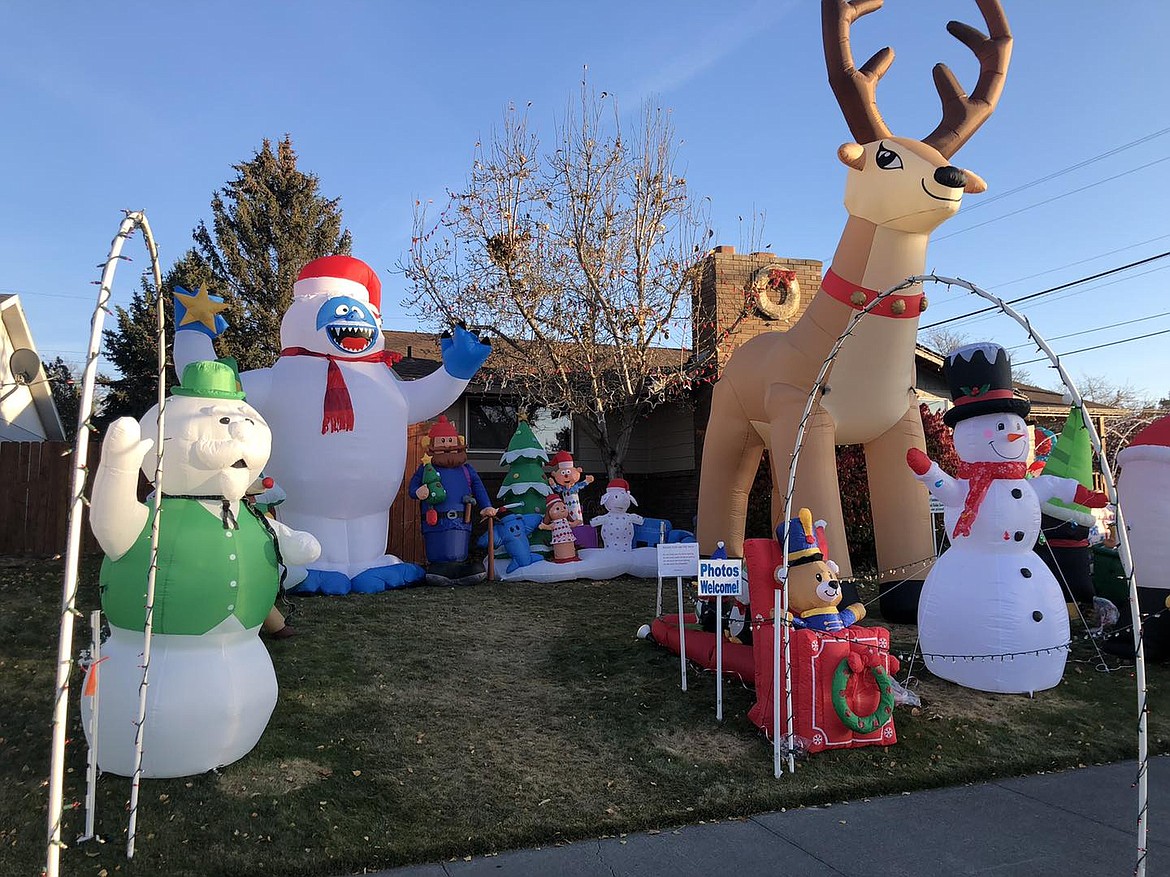 The Coulter family’s yard turns into a winter wonderland during the holidays, but there’s a lot of work that goes into it behind the scenes.