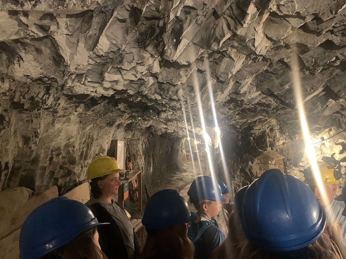 Sandpoint Waldorf School sixth graders are pictured at a recent field trip to the Sierra Silver Mine as part of their study of geology and mineralogy. They took a field trip the Sierra Silver Mine. The school's students recently shared the many things for which they are grateful.