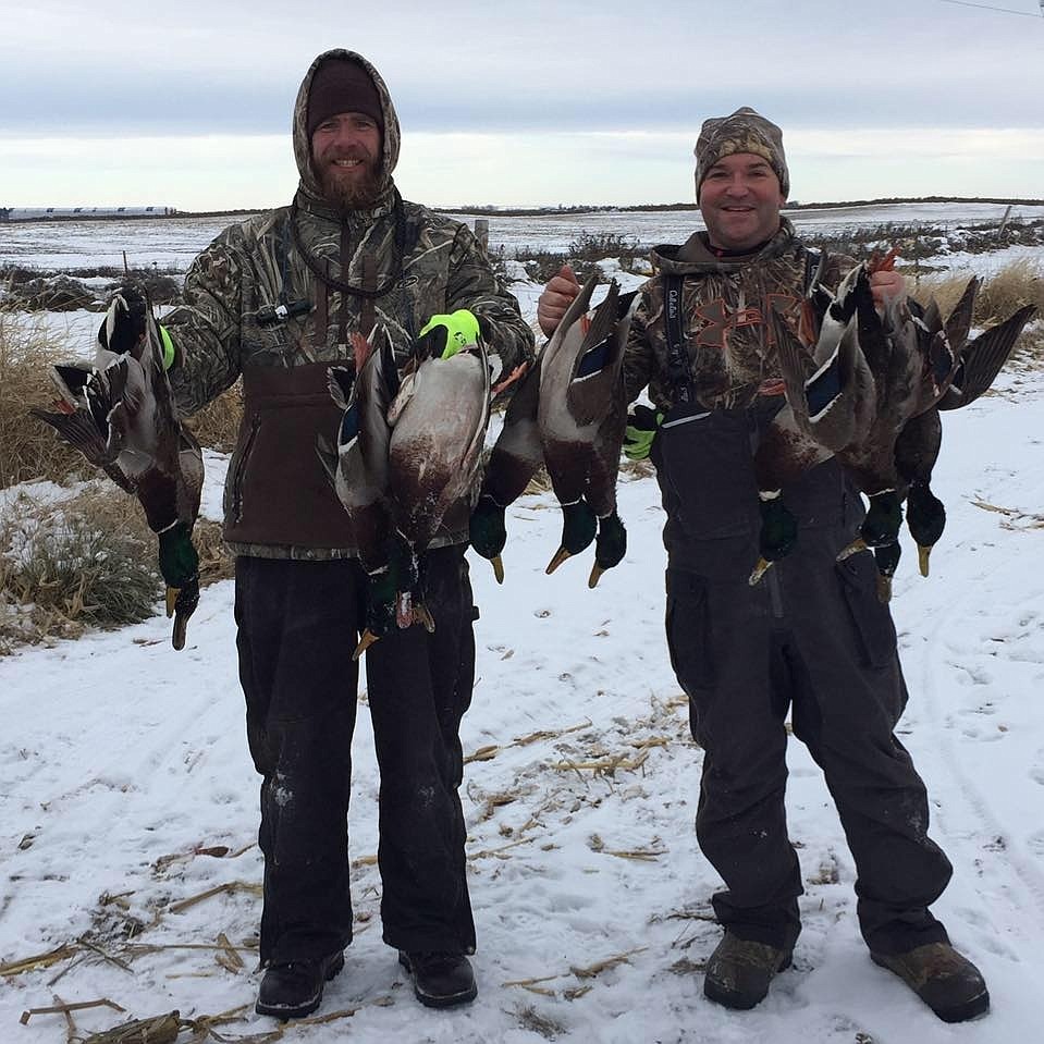 Depending on the type of game bird, hunting seasons for the various fowl in Washington last from around September until March. Owner Aaron Echternkamp, right, started his guide service when he was only 18.