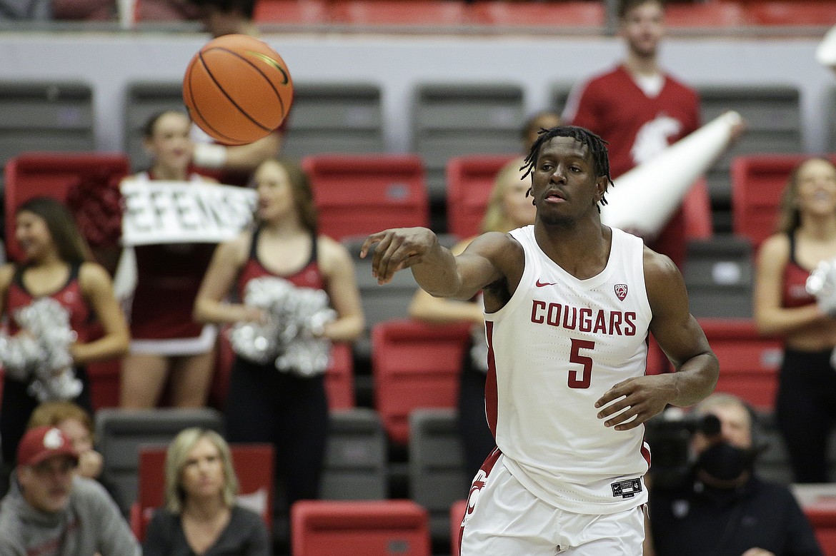 Washington State guard TJ Bamba is second on the team in assists after dishing out six in wins over Eastern Washington and Detroit Mercy last week.