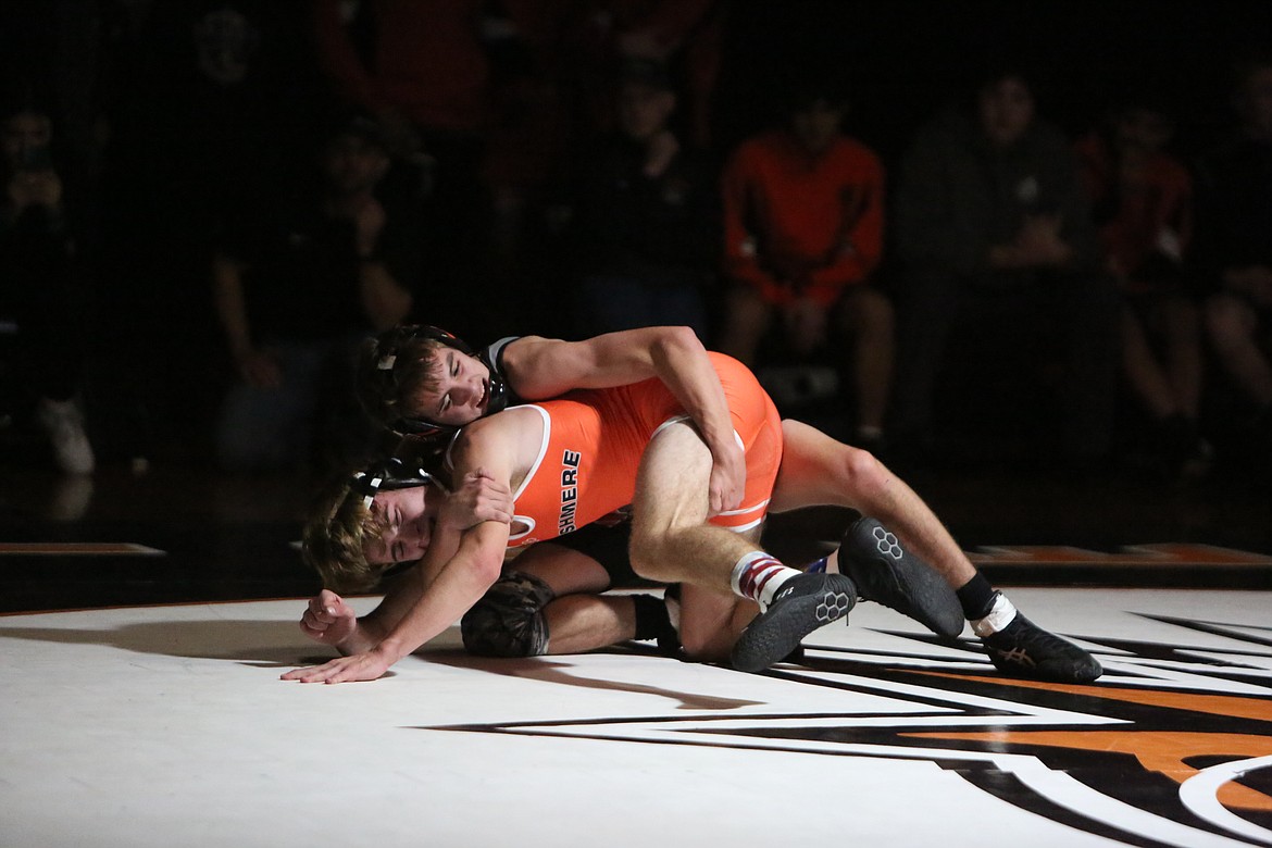 Ephrata junior Evan Boyd won his match against Cashmere in the Tigers’ season opener on Thursday.