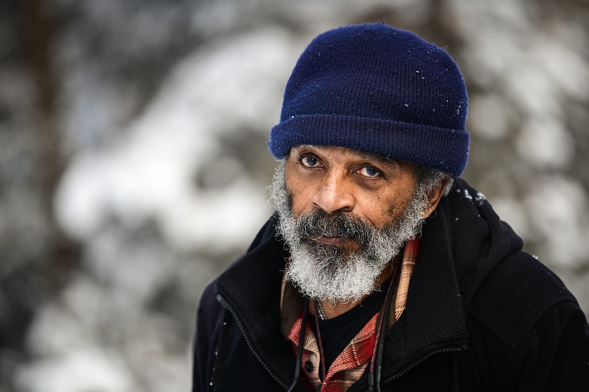 Gary Cabell outside his home near Whitefish on Saturday, Dec. 3. (Casey Kreider/Daily Inter Lake)