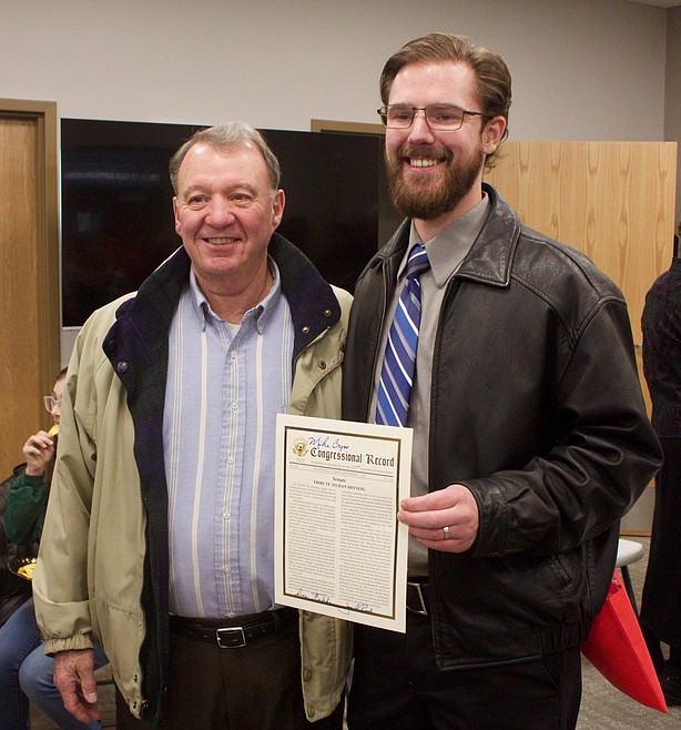 Dinning honored by Congressional Delegation Bonners Ferry Herald