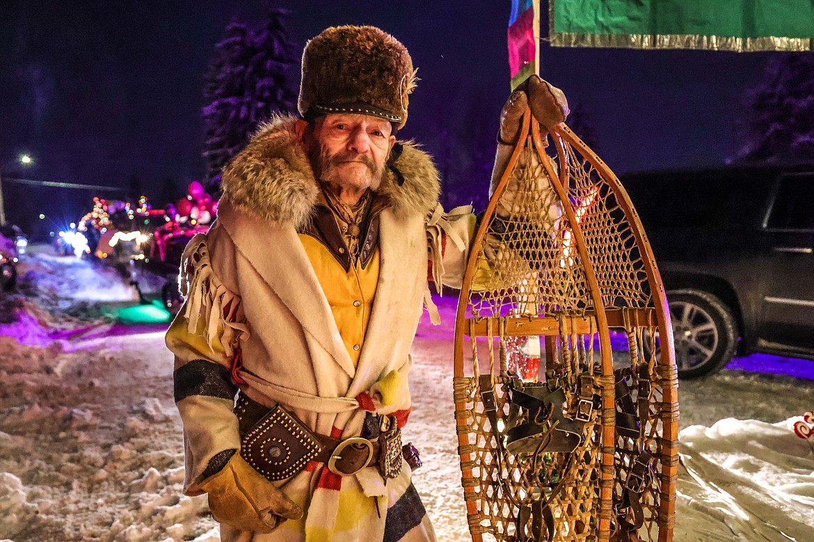 Bob Marshall Wilderness packer and guide Stu Sorensen at the Night of Lights Parade in this file photo from 2022.