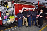 Boeing, chamber team up for gift to firefighter Christmas charity