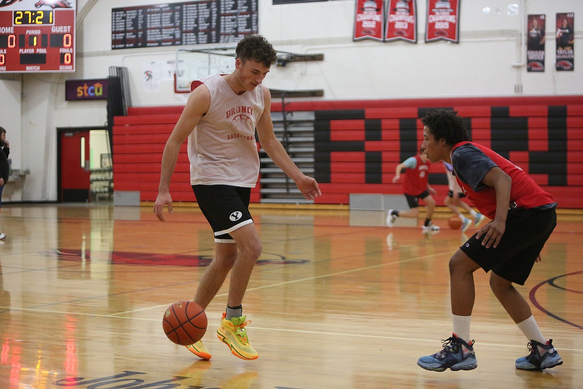 Senior Chase Galbreath’s (left) 12 points-per-game average is second on the team through the first two games.