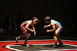 Huskies defeat Vikings in dual
