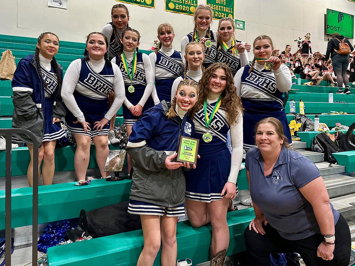 Badger cheer squad named tournament champions Bonners Ferry Herald