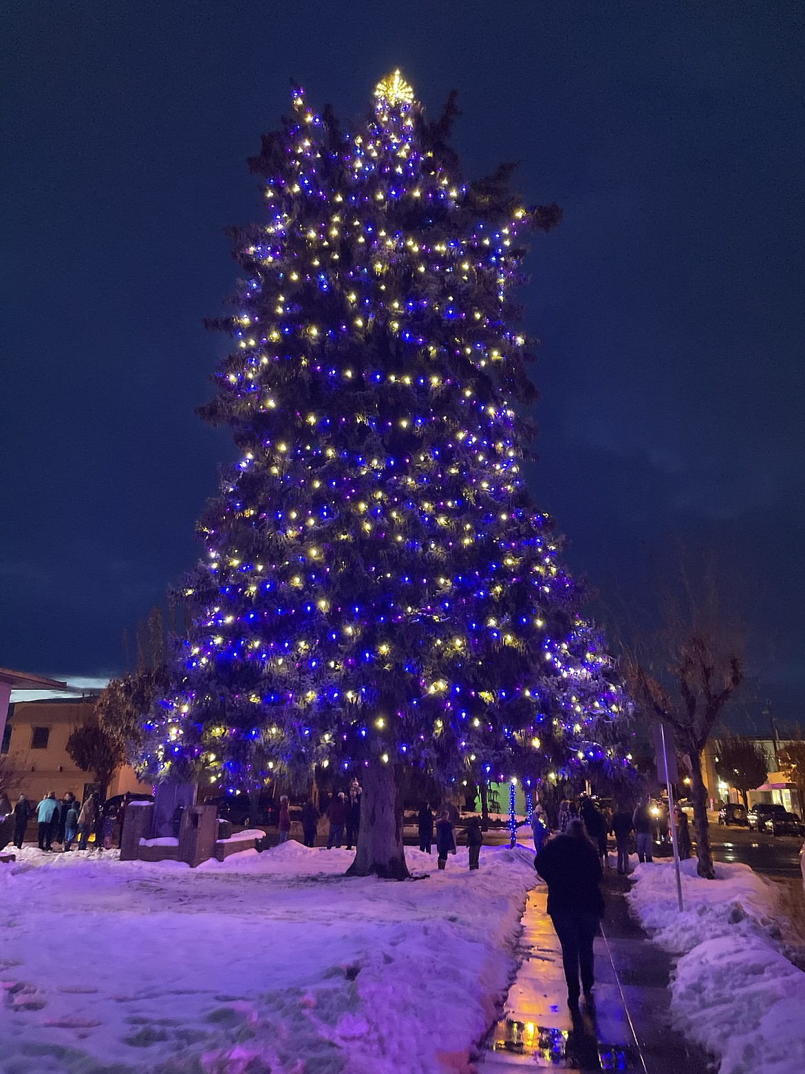 The city of Ephrata’s Christmas tree.