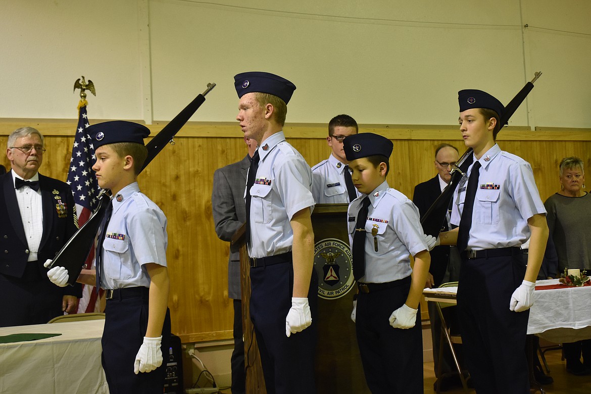 The Columbia Basin Composite Squadron held their annual Holiday and Awards Banquet on Dec. 8 to celebrate 81 years of the Civil Air Patrol.