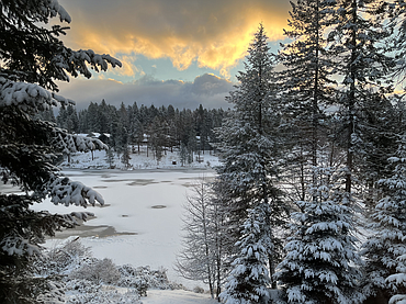 The beauty of North Idaho in winter was captured in this recent photo of Avondale Lake taken by Linda Riley of Hayden.
