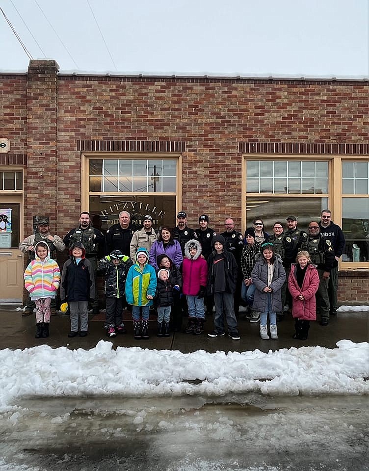 Ritzville Shop with a Cop was held on Dec. 10, bringing together Ritzville businesses, organizations and children for an afternoon of Christmas gift shopping.