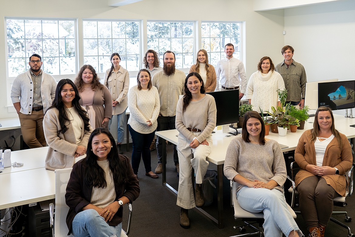 Employees with 100 Fold Studio architectural firm. The company based in Lakeside was named the 2022 Large Firm of the Year Award by the American Institute of Architects Northwest and Pacific Regions. (Courtesy photo)