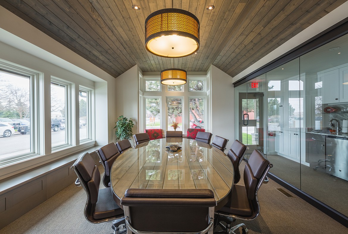 A meeting space at Clear Choice Clinic in Kalispell. The buidling was designed by 100 Fold Studio. (Courtesy photo)