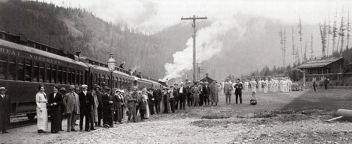 Passengers of the Great Northern Railroad in Belton. (courtesy photo)