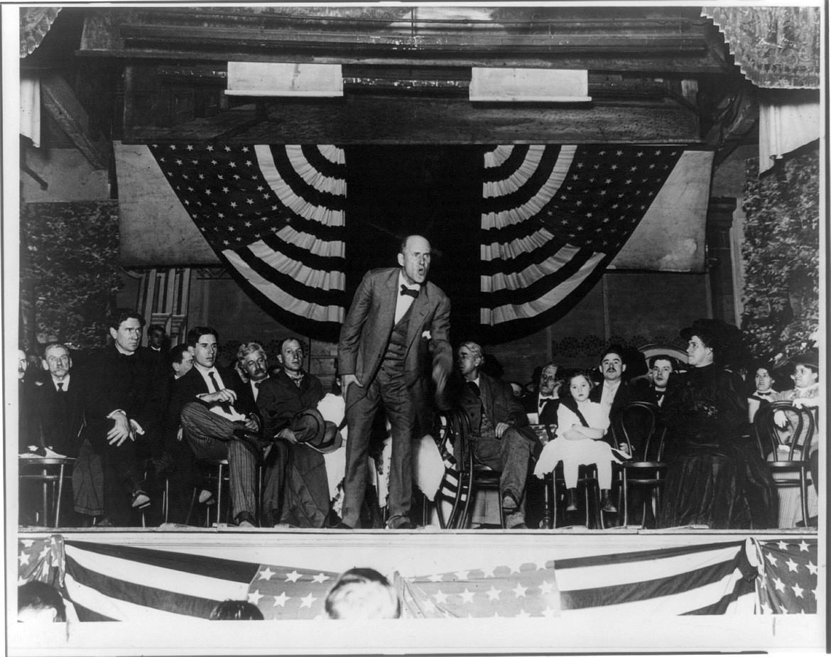 The 18-day Great Northern Strike, led by Eugene Debs, began in
Butte. (Library of Congress)