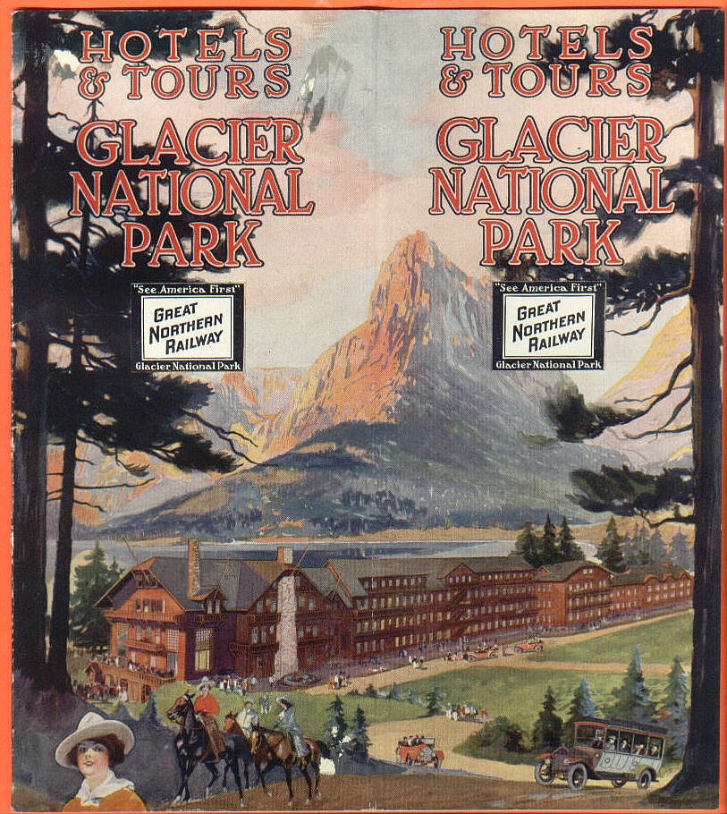 A Great Northern Railway advertisement for Glacier National Park. (provided by Great Northern Filmworks)