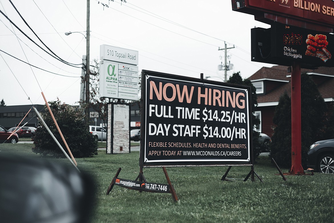 Overall, the state's unemployment rate is very low, but the labor force - whether for fast food, retail or other professions - has decreased slightly.