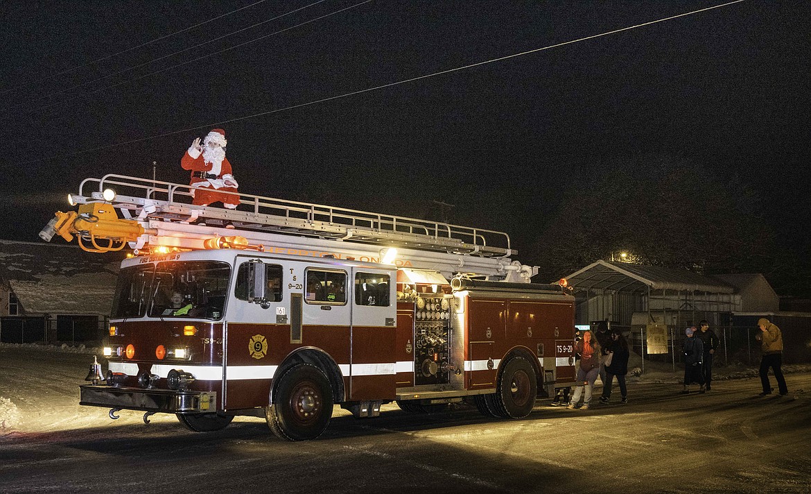 Operation Candy Cane passes through Plains last week. (Tracy Scott/Valley Press)