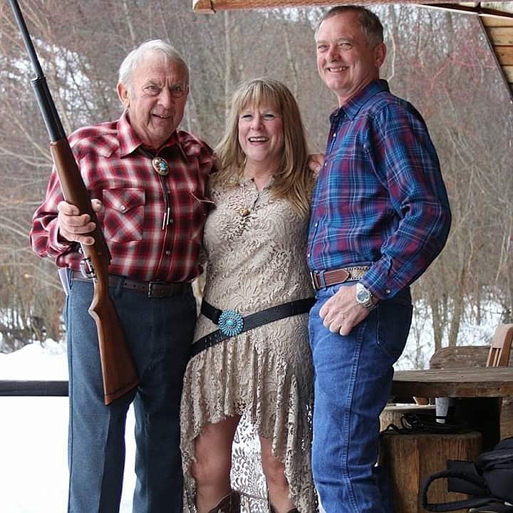 From left to right, Wayne Hovde, daughter Elayne Hovde-Knudson and her husband Del Knudson. Hovde served as mayor of Soap Lake from 2004 until 2011. He passed away Oct. 29.