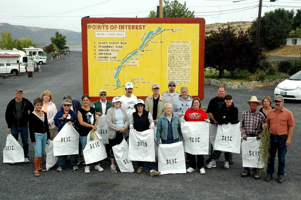 Wayne Hovde started the Soap Lake Improvement Crew, a volunteer-based crew of community members who would spend time cleaning up the town and improving it in different ways.